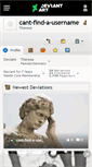 Mobile Screenshot of cant-find-a-username.deviantart.com