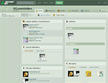 Tablet Screenshot of ocluversunite.deviantart.com