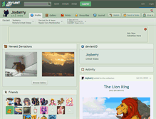Tablet Screenshot of joyberry.deviantart.com