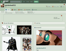 Tablet Screenshot of narutocloud322.deviantart.com