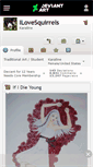 Mobile Screenshot of ilovesquirrels.deviantart.com