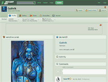 Tablet Screenshot of guthrik.deviantart.com
