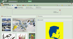 Desktop Screenshot of calixproj.deviantart.com