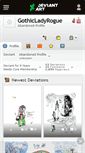 Mobile Screenshot of gothicladyrogue.deviantart.com