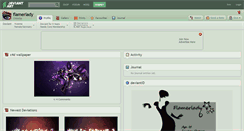 Desktop Screenshot of flamerlady.deviantart.com