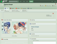 Tablet Screenshot of electro-dream.deviantart.com
