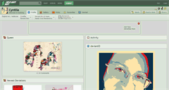 Desktop Screenshot of cyntilla.deviantart.com
