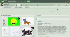 Desktop Screenshot of neokitty3.deviantart.com