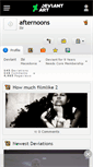 Mobile Screenshot of afternoons.deviantart.com