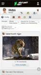 Mobile Screenshot of nidzo.deviantart.com