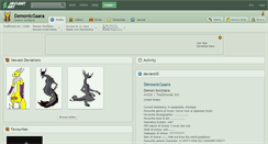 Desktop Screenshot of demonicgaara.deviantart.com