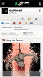 Mobile Screenshot of mylkhead.deviantart.com