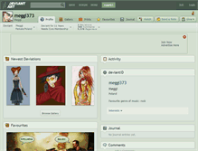 Tablet Screenshot of meggi373.deviantart.com