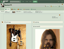 Tablet Screenshot of basstard79.deviantart.com