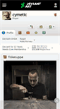 Mobile Screenshot of cymetic.deviantart.com