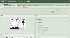 Desktop Screenshot of ninja-ell.deviantart.com