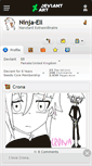 Mobile Screenshot of ninja-ell.deviantart.com