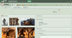 Desktop Screenshot of chemuel.deviantart.com