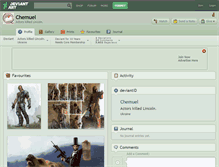 Tablet Screenshot of chemuel.deviantart.com