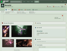 Tablet Screenshot of berserkjr.deviantart.com