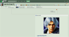 Desktop Screenshot of legendarydragon90.deviantart.com