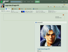 Tablet Screenshot of legendarydragon90.deviantart.com