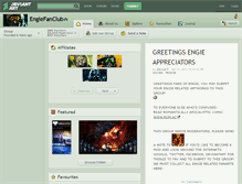 Tablet Screenshot of engiefanclub.deviantart.com