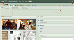 Desktop Screenshot of falaine.deviantart.com