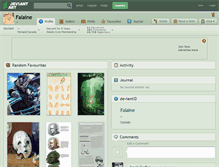 Tablet Screenshot of falaine.deviantart.com