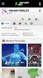 Mobile Screenshot of maneki-neko22.deviantart.com