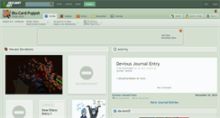 Desktop Screenshot of blu-card-puppet.deviantart.com