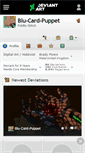 Mobile Screenshot of blu-card-puppet.deviantart.com