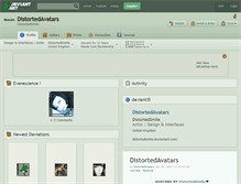Tablet Screenshot of distortedavatars.deviantart.com