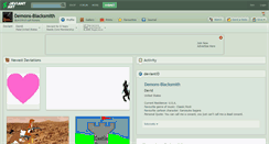 Desktop Screenshot of demons-blacksmith.deviantart.com