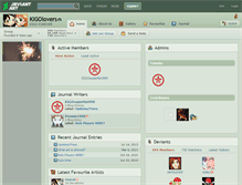 Tablet Screenshot of kigolovers.deviantart.com