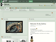 Tablet Screenshot of febo-san.deviantart.com