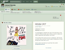 Tablet Screenshot of colonel-stormie.deviantart.com