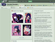 Tablet Screenshot of chocolat-chocolat.deviantart.com