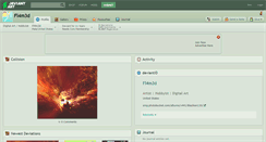 Desktop Screenshot of fl4m3d.deviantart.com
