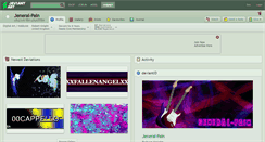 Desktop Screenshot of jeneral-pain.deviantart.com
