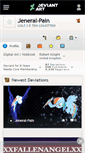 Mobile Screenshot of jeneral-pain.deviantart.com