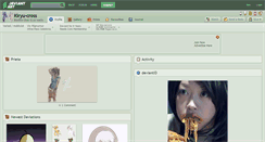 Desktop Screenshot of kiryu-cross.deviantart.com