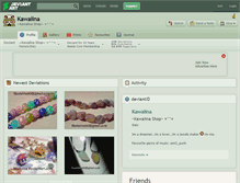 Tablet Screenshot of kawaiina.deviantart.com