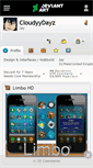 Mobile Screenshot of cloudyydayz.deviantart.com