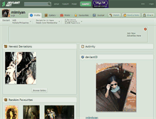 Tablet Screenshot of mimiyan.deviantart.com
