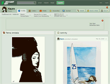 Tablet Screenshot of naure.deviantart.com