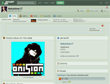 Tablet Screenshot of nekohime17.deviantart.com