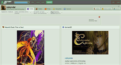 Desktop Screenshot of caleyndar.deviantart.com