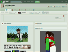 Tablet Screenshot of phineasflynns.deviantart.com