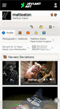 Mobile Screenshot of matteaton.deviantart.com